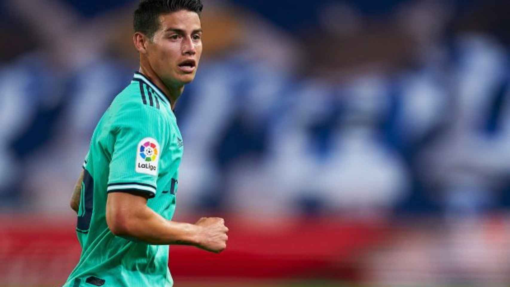 James Rodriguez durante un partido con el Real Madrid /REDES