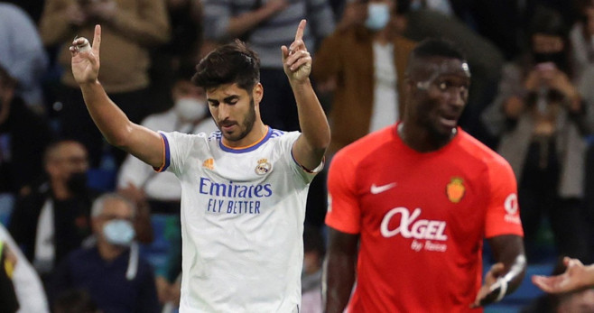 La noche goleadora de Marco Asensio, en el Madrid-Mallorca / EFE