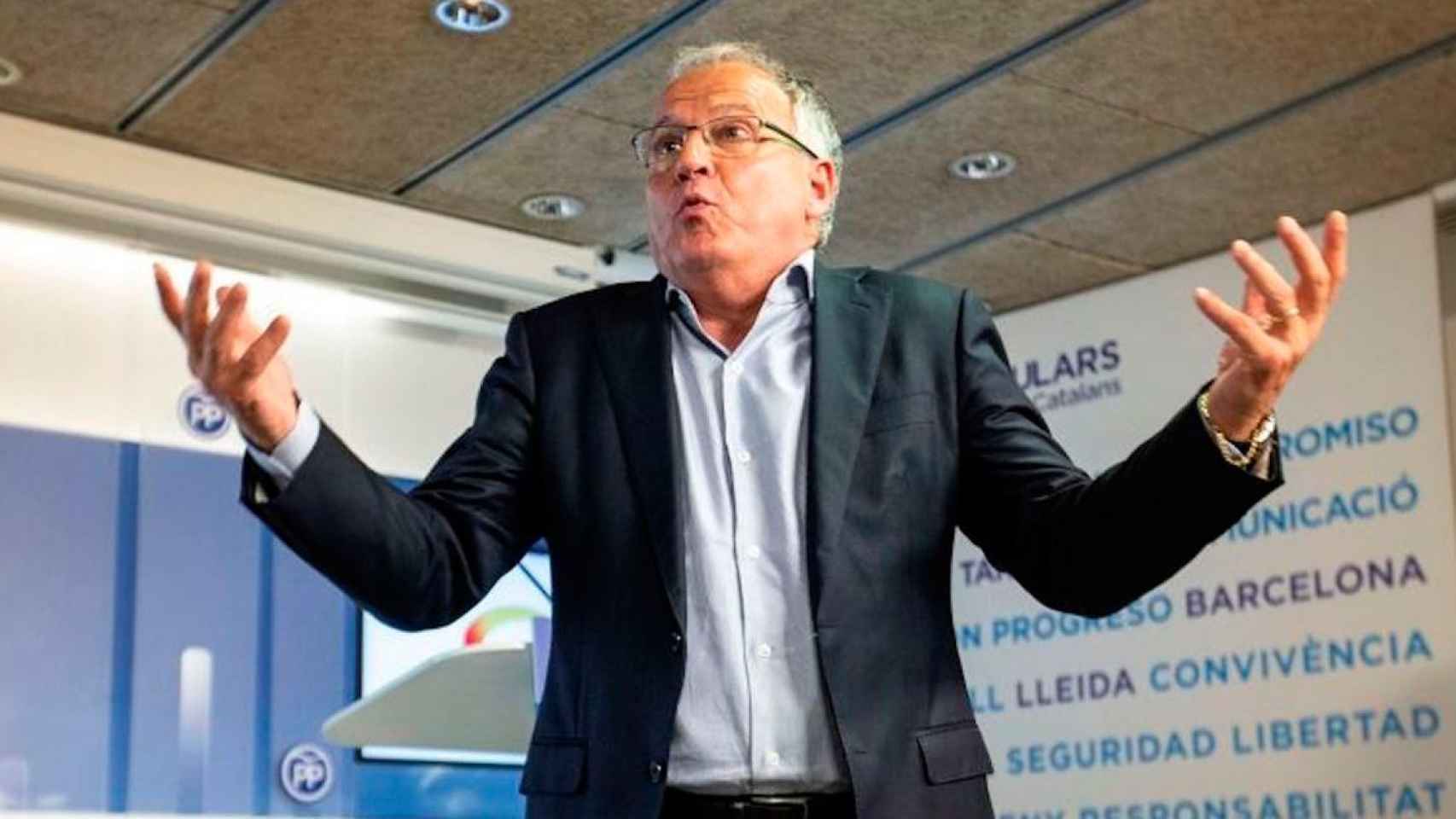 Josep Bou, presidente del grupo municipal del PP en Barcelona, en una imagen anterior / EFE