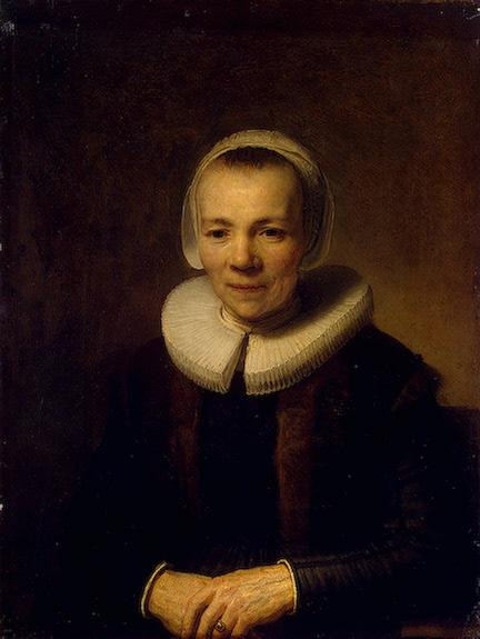 Retrato de Baertjen Martens Doomer (1640) / REMBRANDT