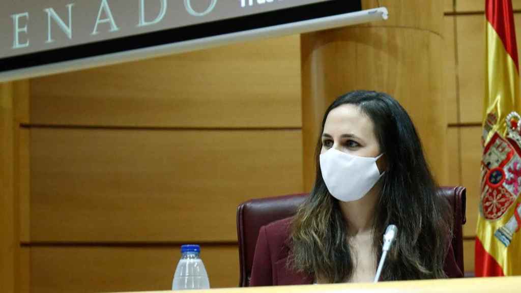 La secretaria de Estado Ione Belarra, en la comisión de presupuestos del Senado / EUROPA PRESS