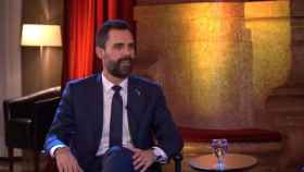 Roger Torrent durante la entrevista en TV3 /TV3