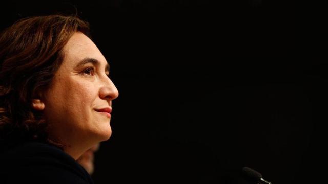 Ada Colau, alcaldesa de Barcelona, durante una comparecencia anterior / EFE