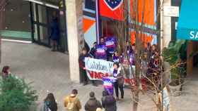 Manifestación feminista de Arran ante la sede de Ciudadanos / CG