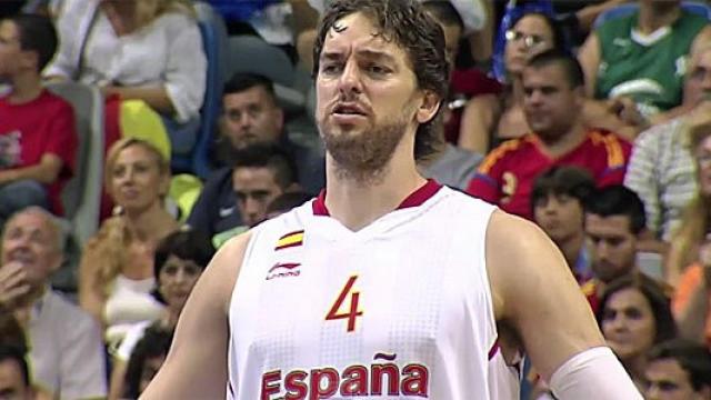 El jugador de la selección nacional de baloncesto Pau Gasol