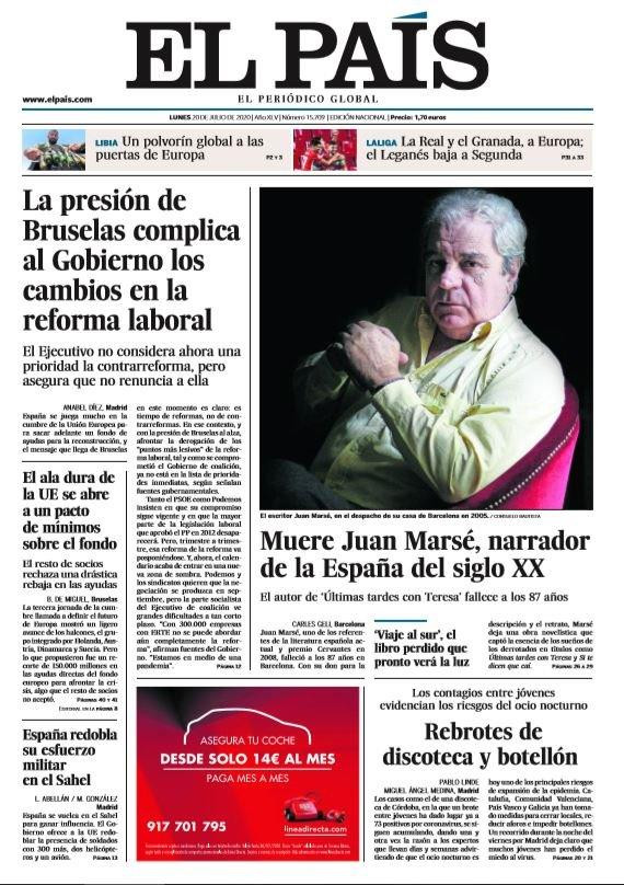 Portada El País