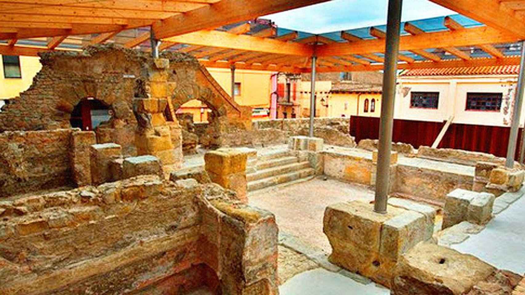 Restos de las termas romanas de Caldes de Malavella