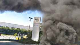 Manifestación frente a la fábrica de Nissan en la Zona Franca / CEDIDA