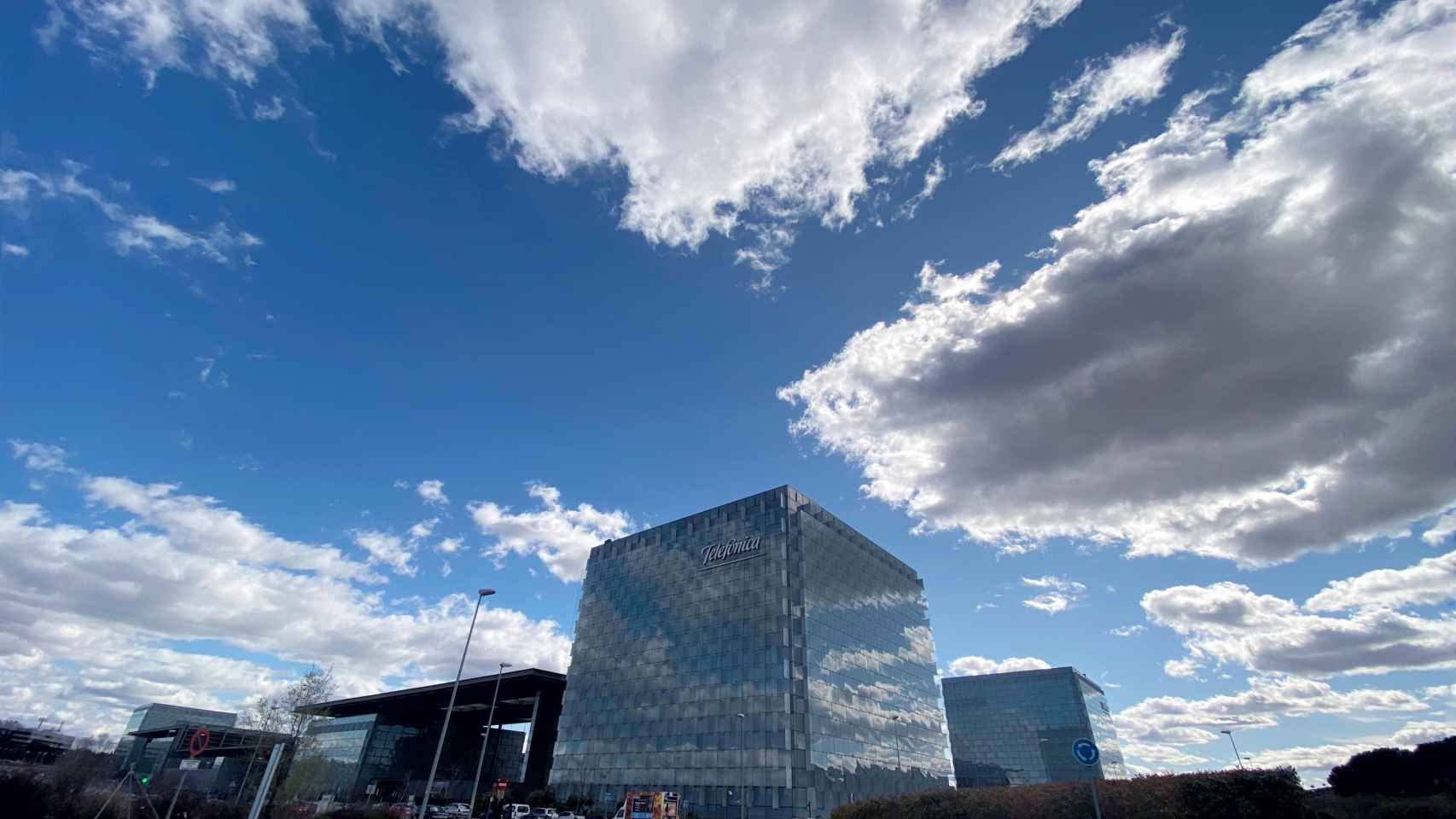 Edificio donde se encuentra la sede de Telefónica ubicada en Ronda de la Comunicación, Madrid / EP