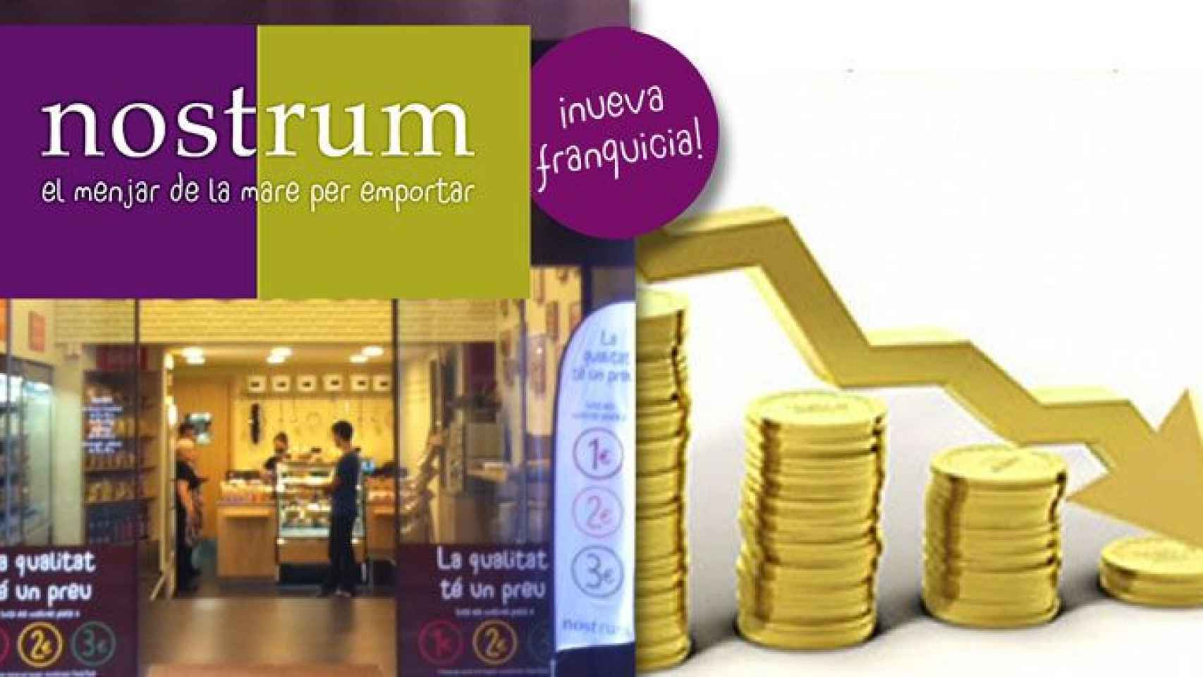 La cadena de comida Nostrum vive dificultades en su modelo de franquicia