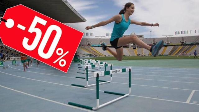 Pista de atletismo del Open Camp Europe de Barcelona, que acaba de lanzar descuentos para turista / CG
