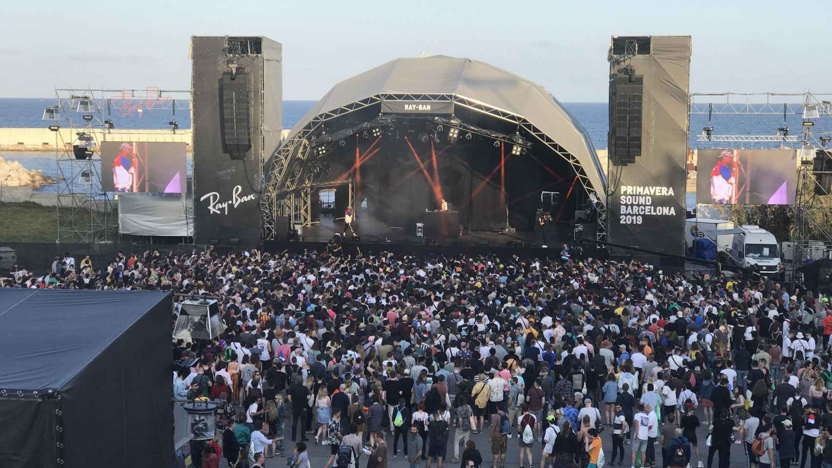 El escenario del Primavera Sound de 2019, en el anfiteatro del Parc del Fòrum de Barcelona / EP