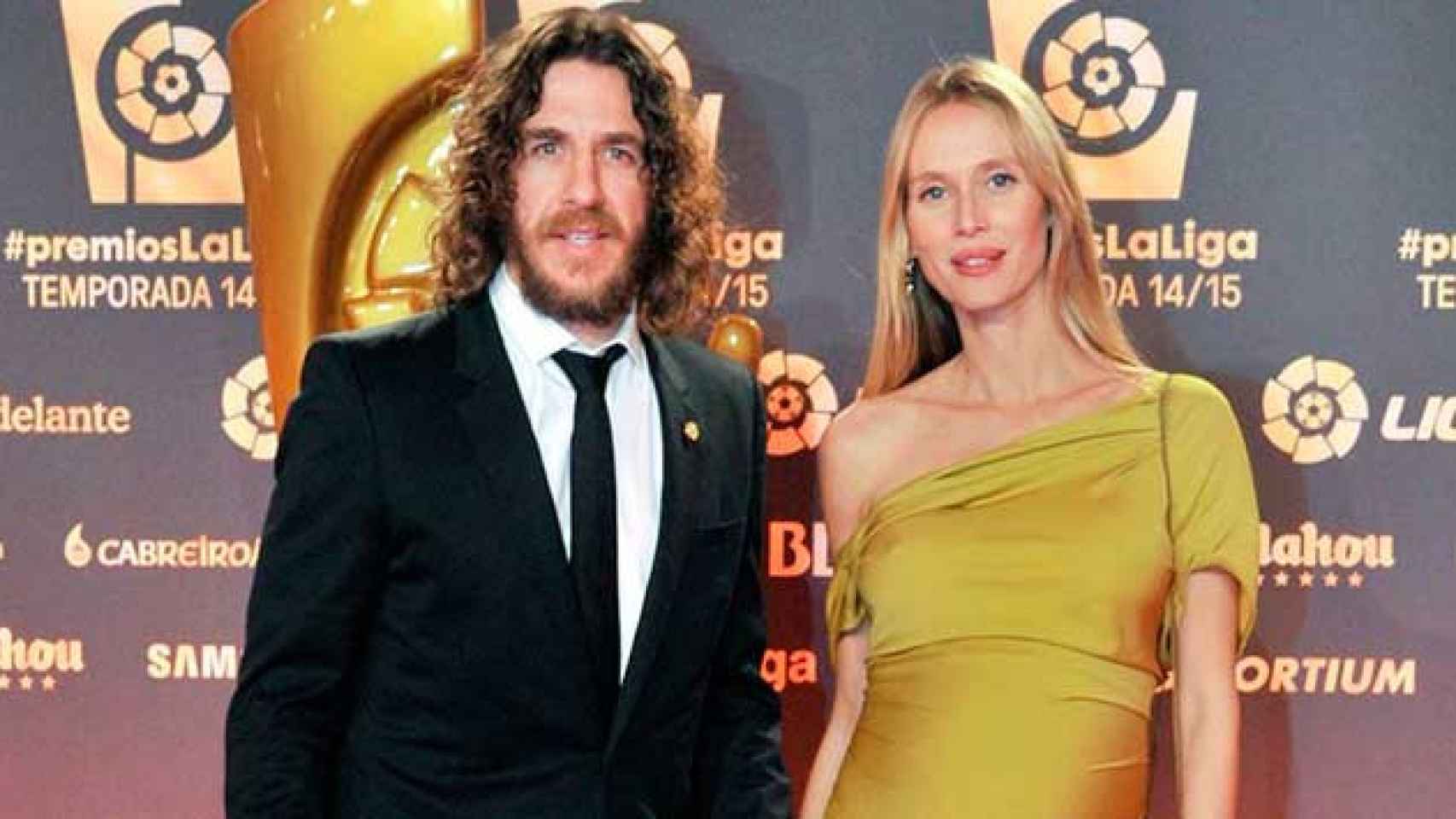 Carles Puyol y Vanessa Lorenzo en una foto de archivo / Europa Press