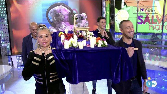 Procesión de Resurrección de Rosito en 'Sálvame' / TELECINCO