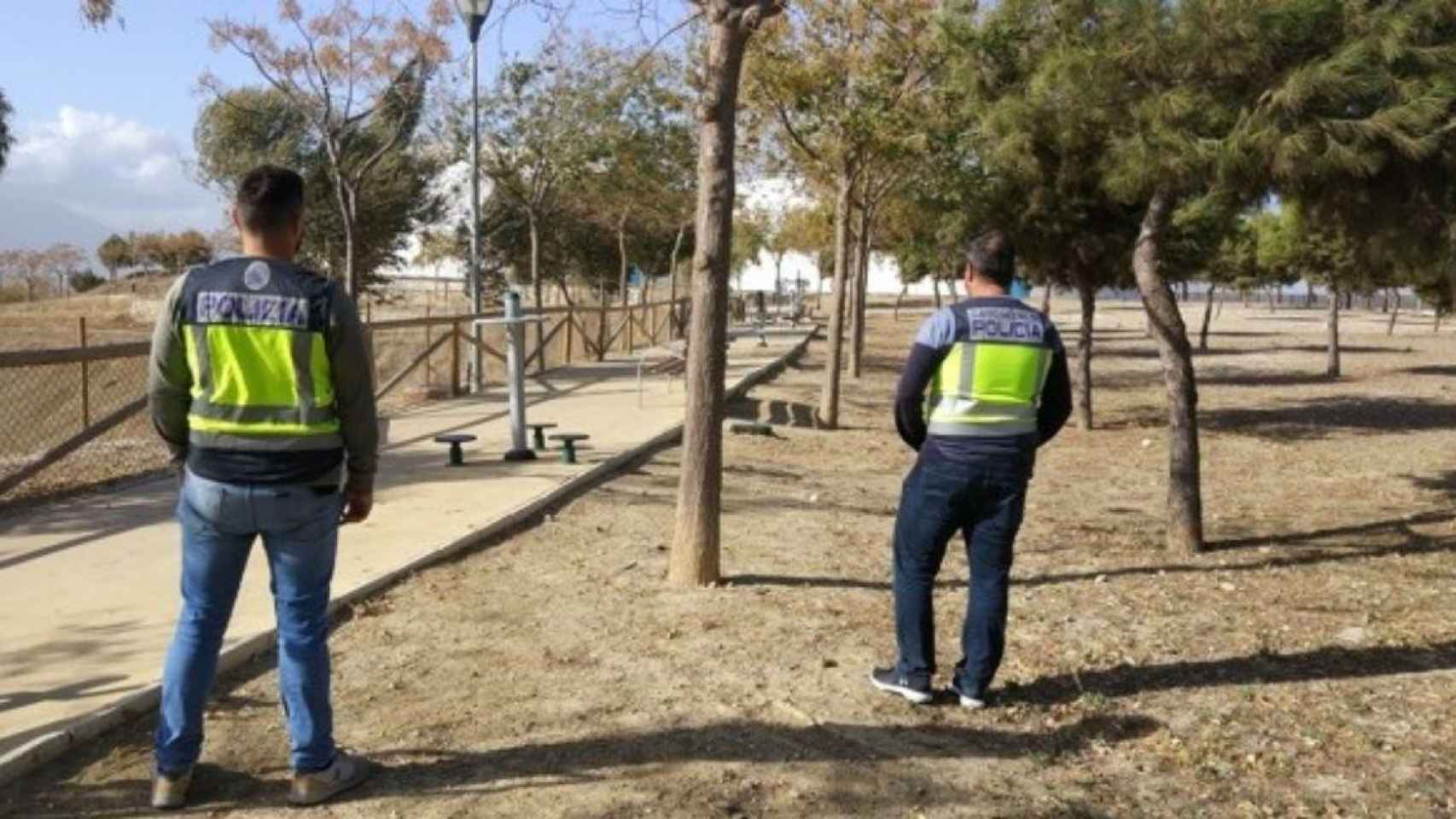 Miembros de la UFAM en el lugar de los hechos en Málaga / EP