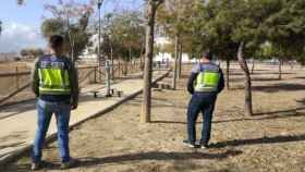 Miembros de la UFAM en el lugar de los hechos en Málaga / EP