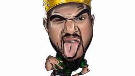 Caricatura de Prince Boateng / INSTAGRAM