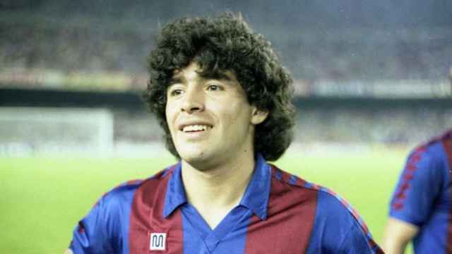 Diego Armando Maradona durante su estancia en el Barcelona / FC BARCELONA
