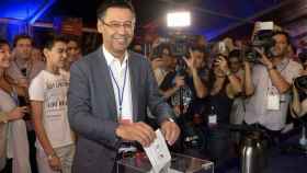 Josep Maria Bartomeu en las elecciones de 2015 / FC Barcelona