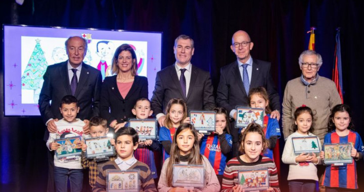 Rousaud junto a Cardoner en un acto institucional del club / FC Barcelona