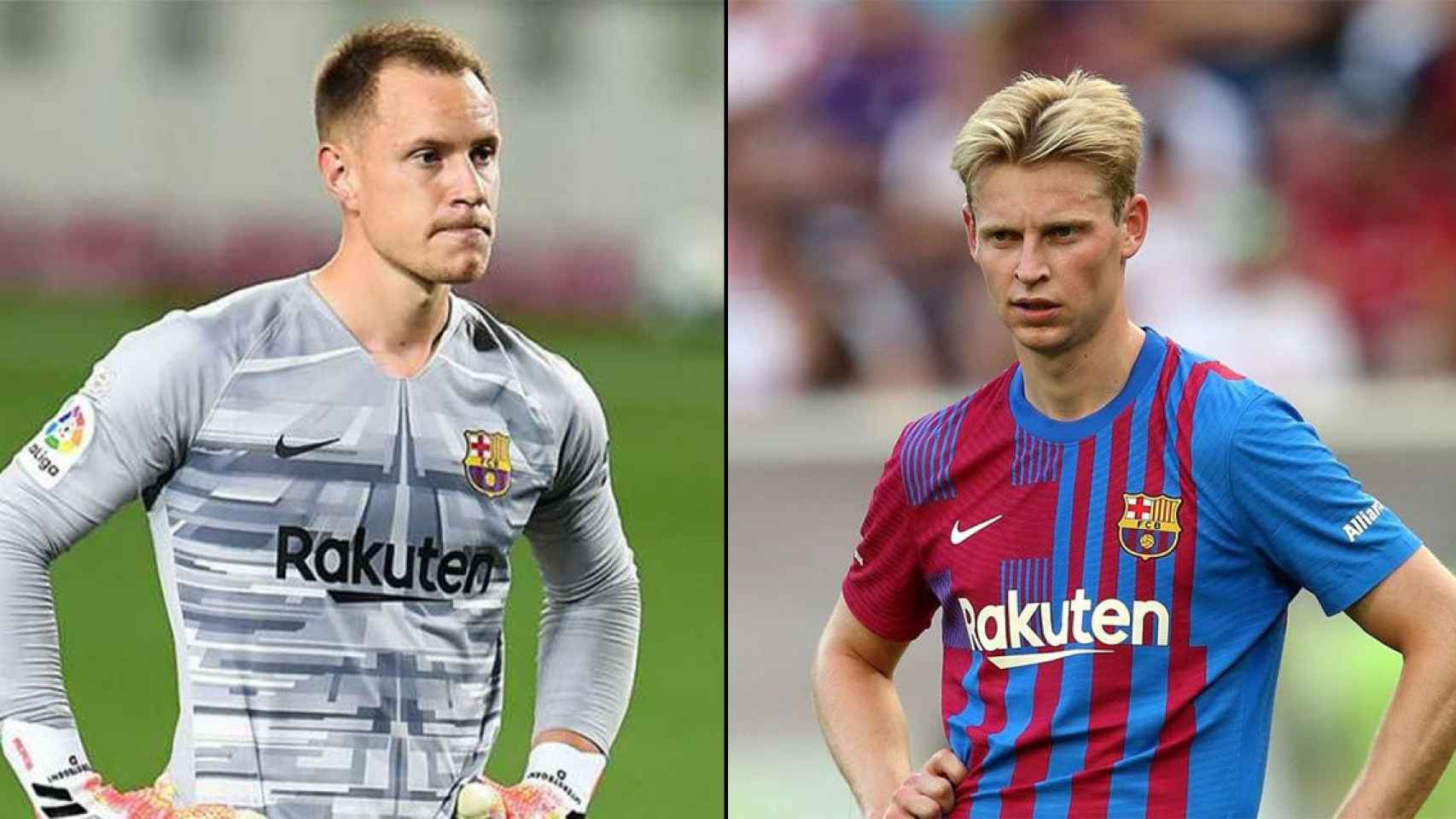 Marc-André Ter Stegen y Frenkie de Jong, los jugadores más cotizados del Barça / CM