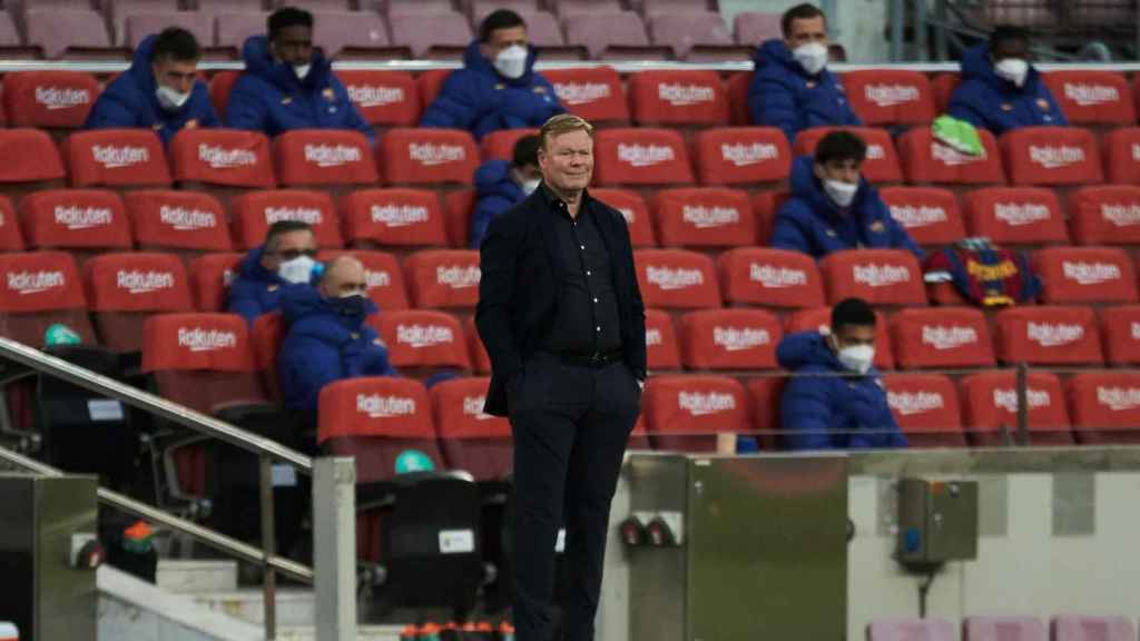 Ronald Koeman contra el Granada / EFE