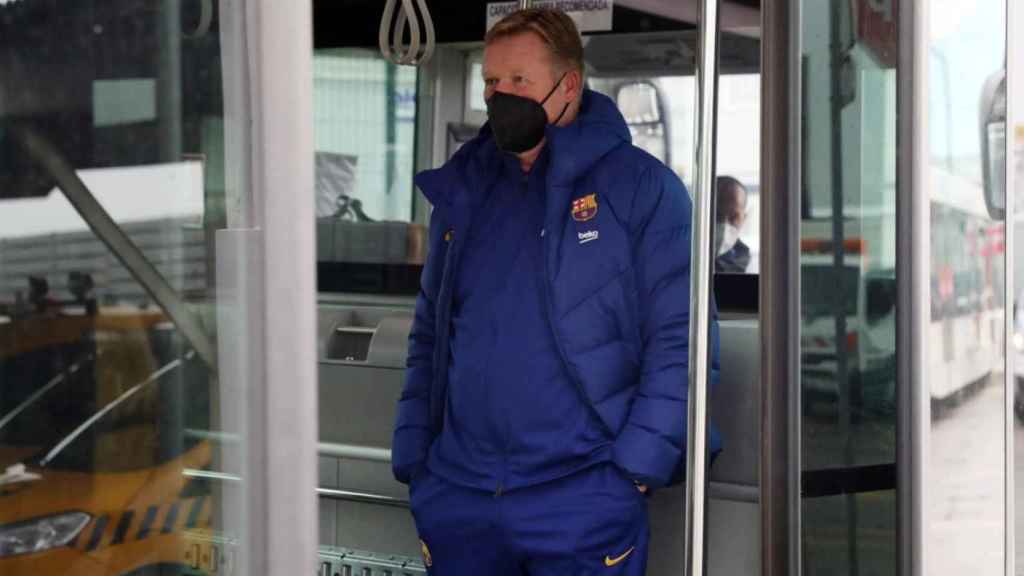 Ronald Koeman en una concentración con el Barça / FC Barcelona