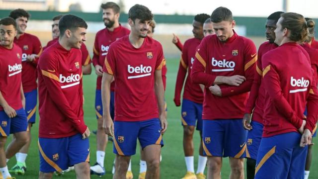 Los jugadores del Barça, en un entrenamiento | FCB