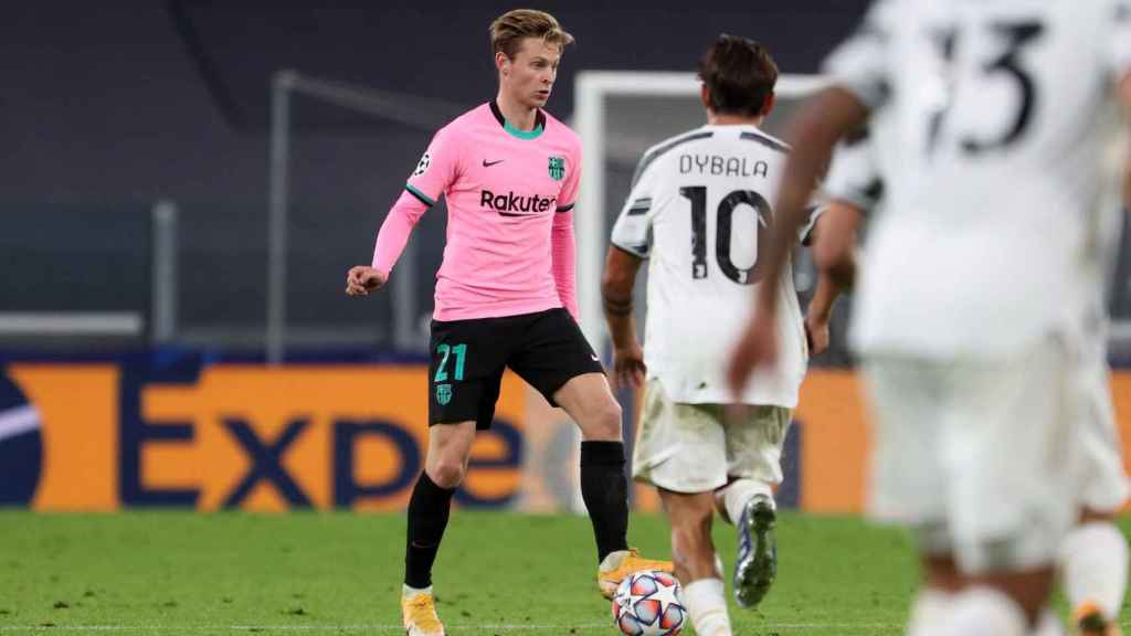 De Jong, en una acción ante la Juventus | FCB