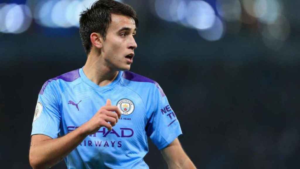 Éric García jugando con el Manchester City / Redes