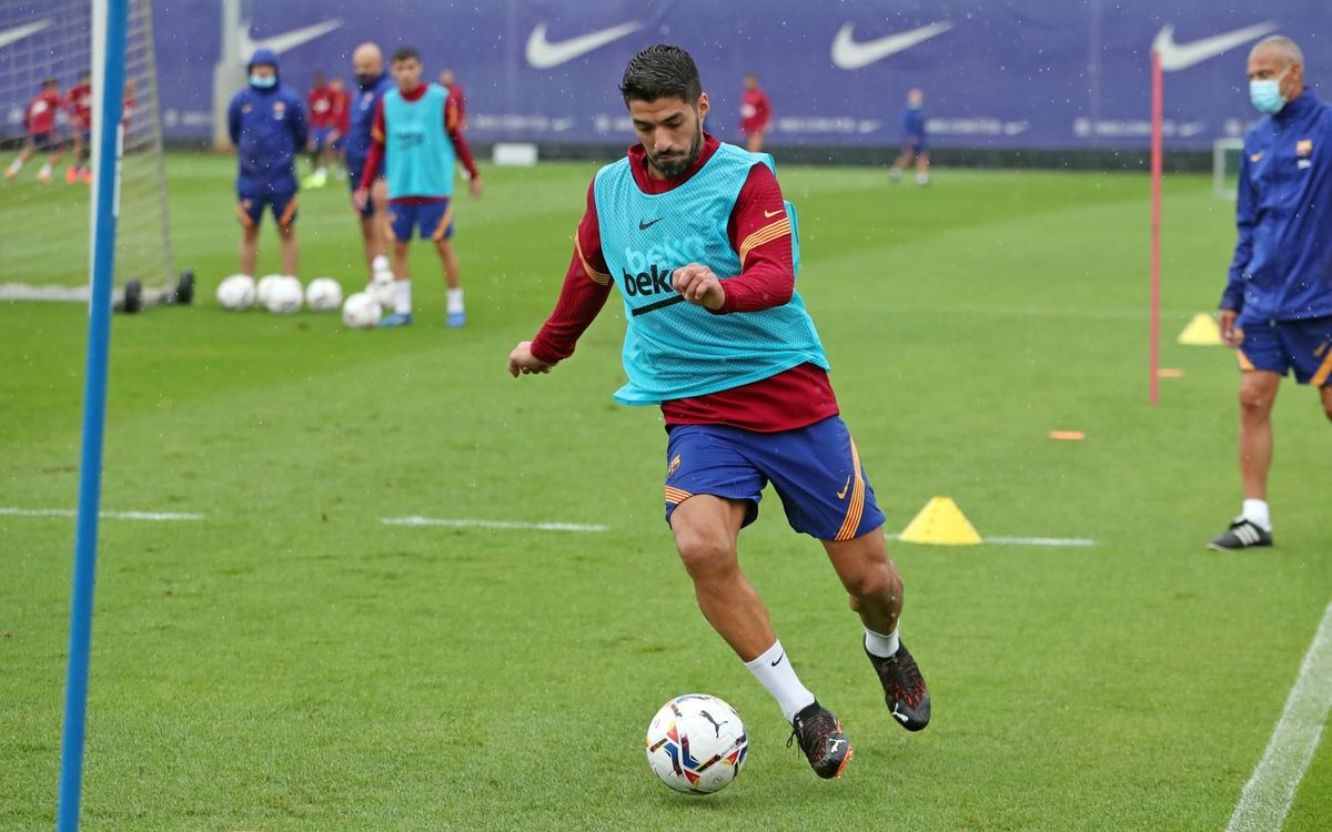 Luis Suárez durante un entrenamiento /FCB