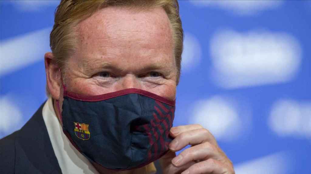 Koeman, en su presentación como entrenador del Barça | EFE