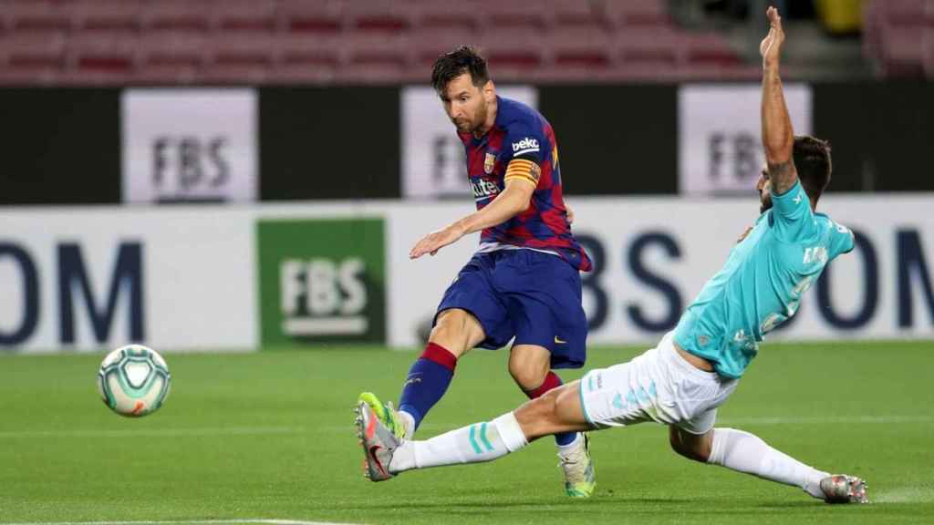 Leo Messi durante un encuentro /FCB