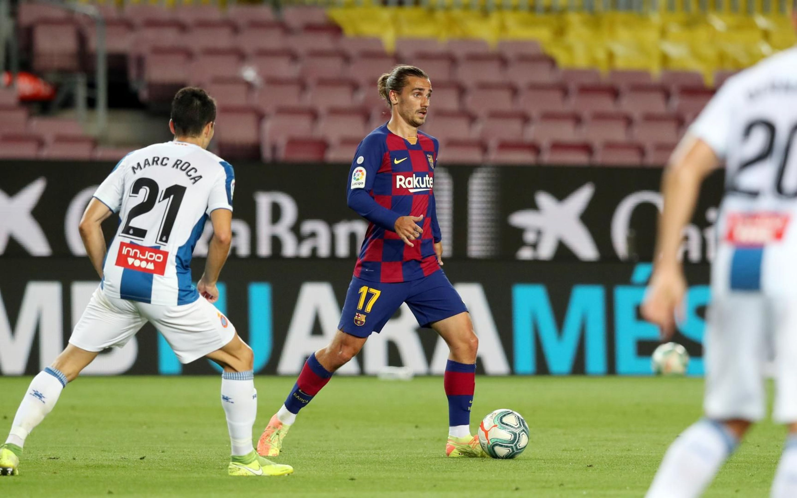 Griezmann en una acción del Barça-Espanyol / FC Barcelona