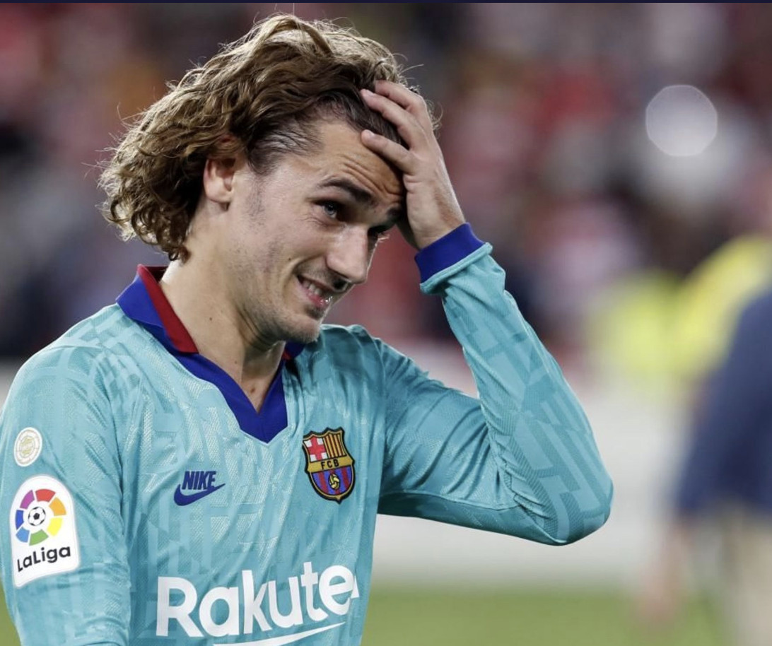 Una foto de Antoine Griezmann durante un partido con el Barça / FCB