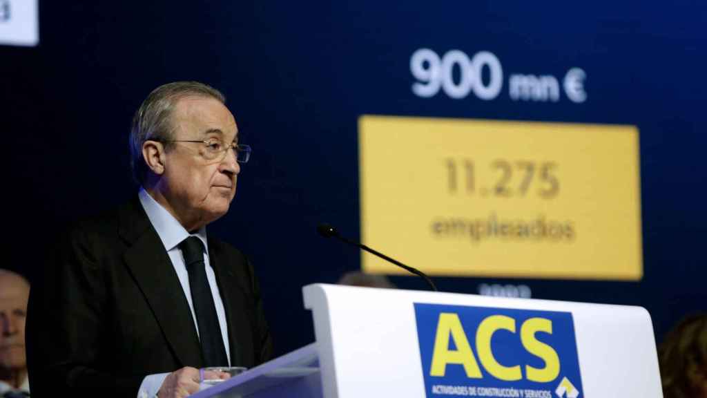 Florentino Pérez en una junta de accionistas de ACS / EFE