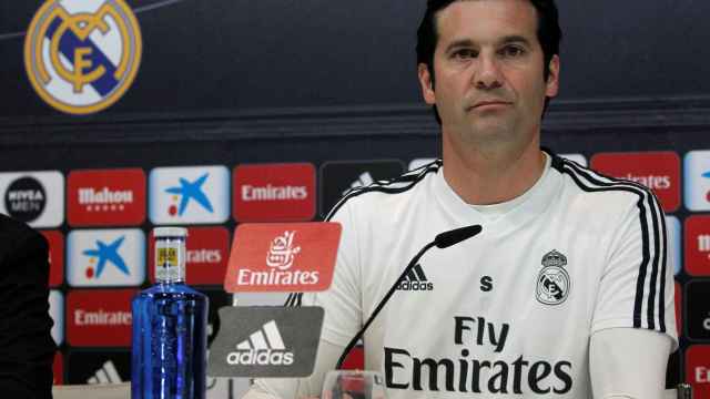 Una foto de Santiago Solari durante una rueda de prensa / EFE