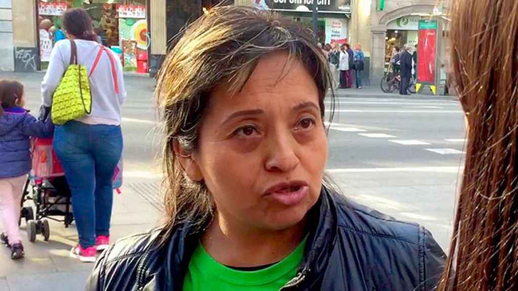 Vania Arana, portavoz de 'Las Kellys' en Barcelona / CG