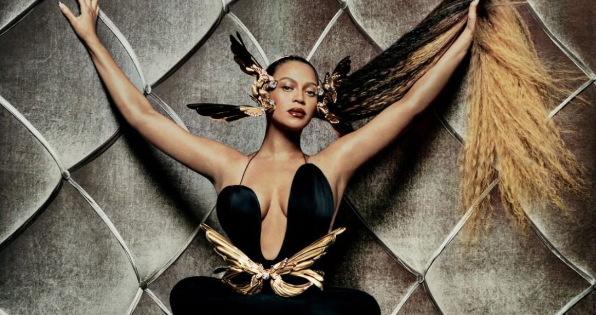 Beyoncé en la portada de la versión británica de Vogue en julio de 2022 / REDES