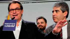 Artur Mas y Francesc Homs, en una imagen de archivo / EFE