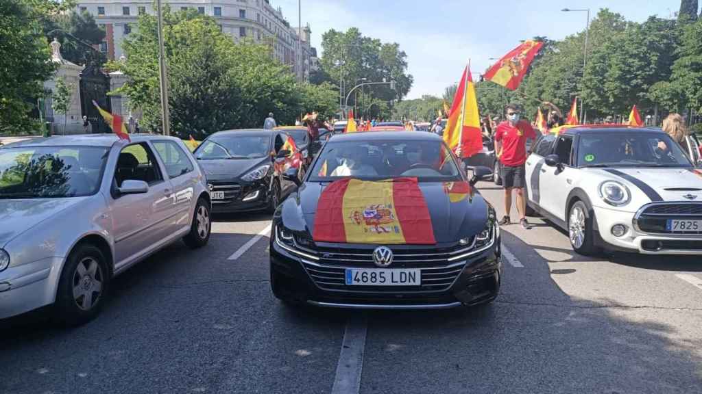 Imagen de la manifestación de Vox en Madrid / EP