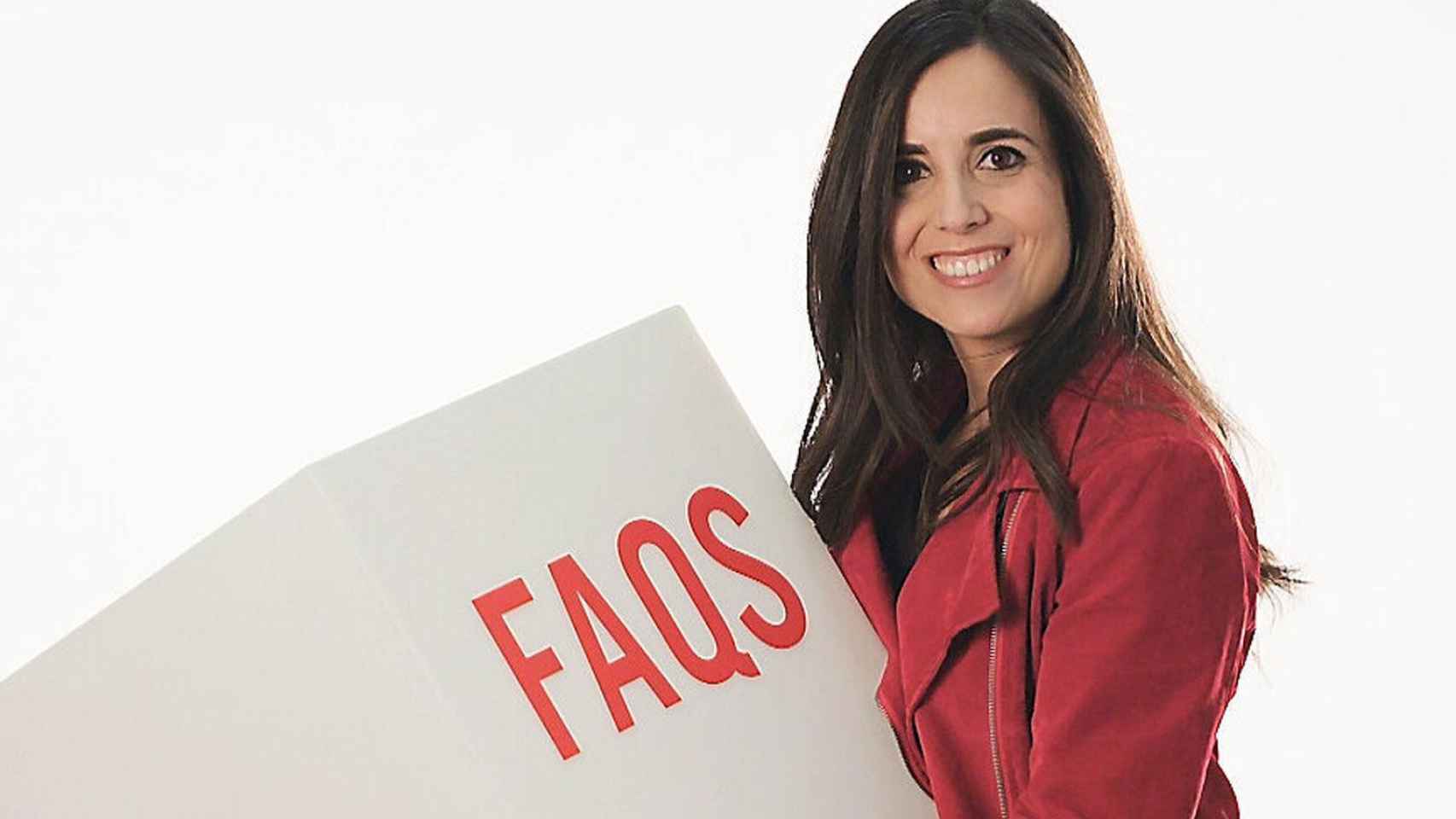 Laura Rosell en la presentación del programa FAQs / TV3