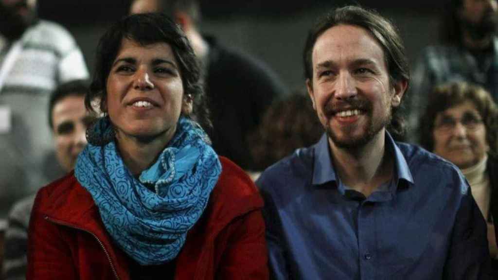 Teresa Rodriguez y Pablo Iglesias en una imagen de archivo