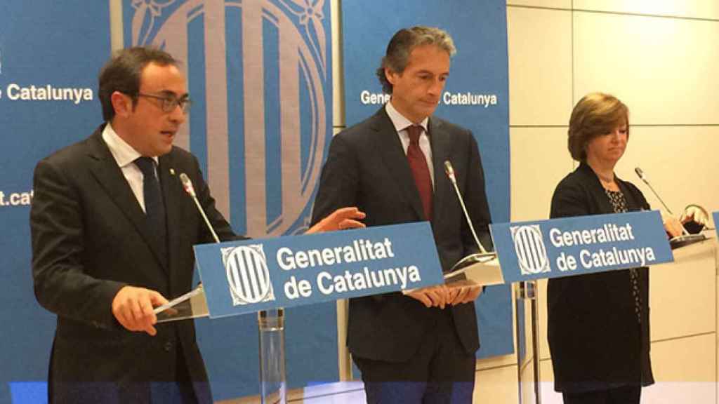 Josep Rull, Íñigo de la Serna y Meritxell Borràs / GENCAT