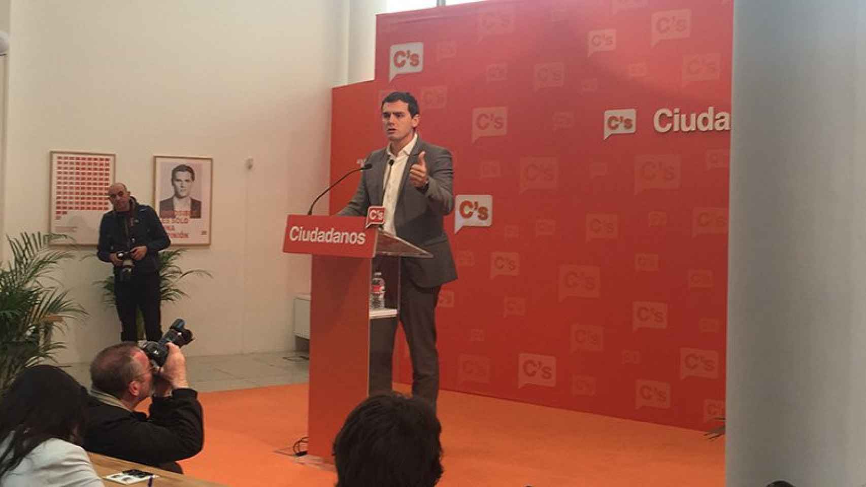 El presidente de Ciudadanos, Albert Rivera.