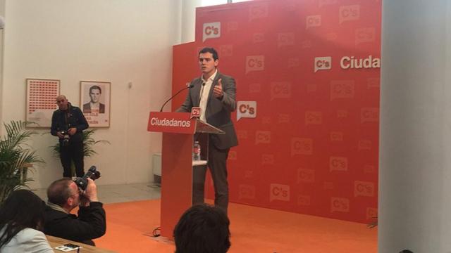 El presidente de Ciudadanos, Albert Rivera.
