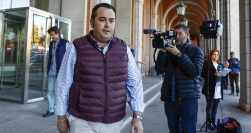 Manuel Hernández, portavoz de la plataforma convocante del paro de transportistas en España / EFE - Rodrigo Jimenez