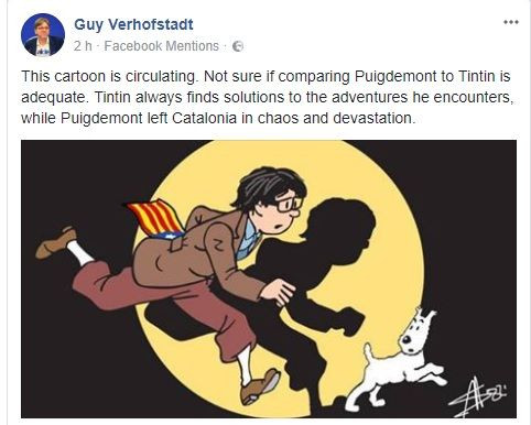 Puigdemont Tintin