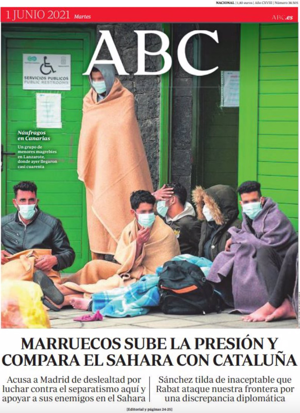 Portada de 'Abc' del 1 de junio de 2021 / ABC