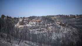 Vista de la urbanización de River Park afectada por el fuego, el 19 de julio de 2022, en Pont de Vilomara, comarca del Bages / Lorena Sopêna - EUROPA PRESS